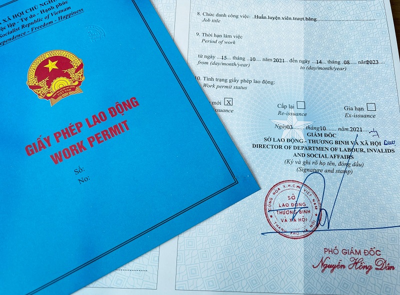 xin giấy phép lao động cho người nước ngoài